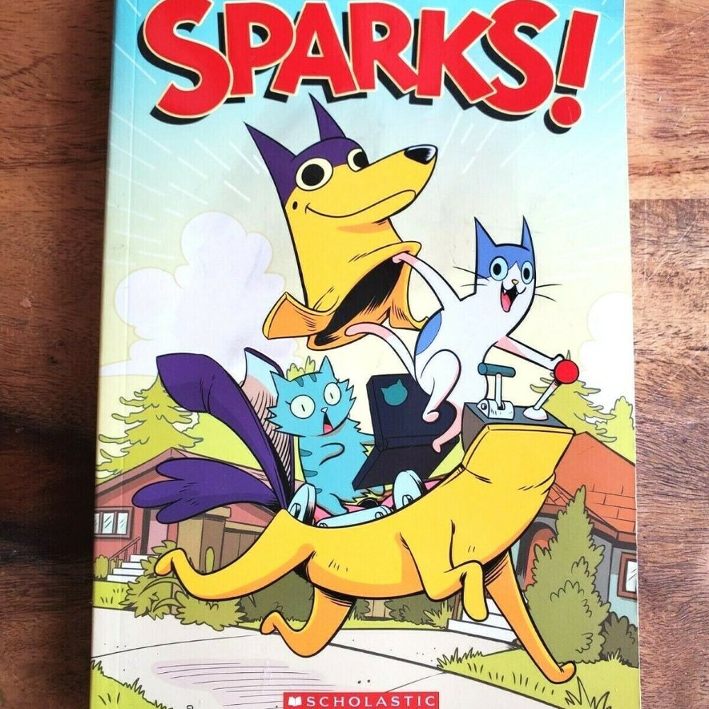 Sparks! Full Color Comic Book Paperback Book By Ian Boothby & Nina Matsumoto EUC